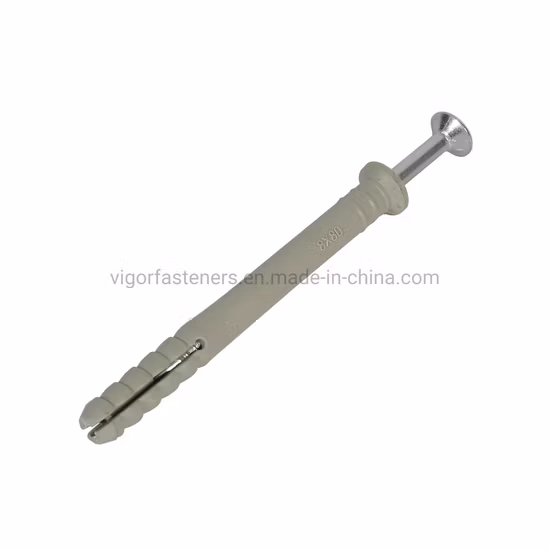 Martillo de nailon con perno de anclaje de expansión